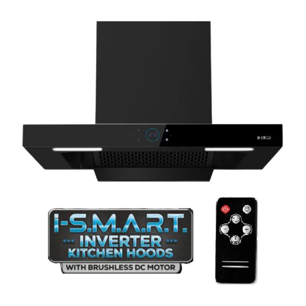Elica I SMART SPOT FL HAC 90CM LTW NERO Chimney