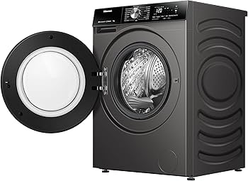 Hisense Front Load Washing Machine 9Kg Titanium & Wifi (WF3S9043BT)