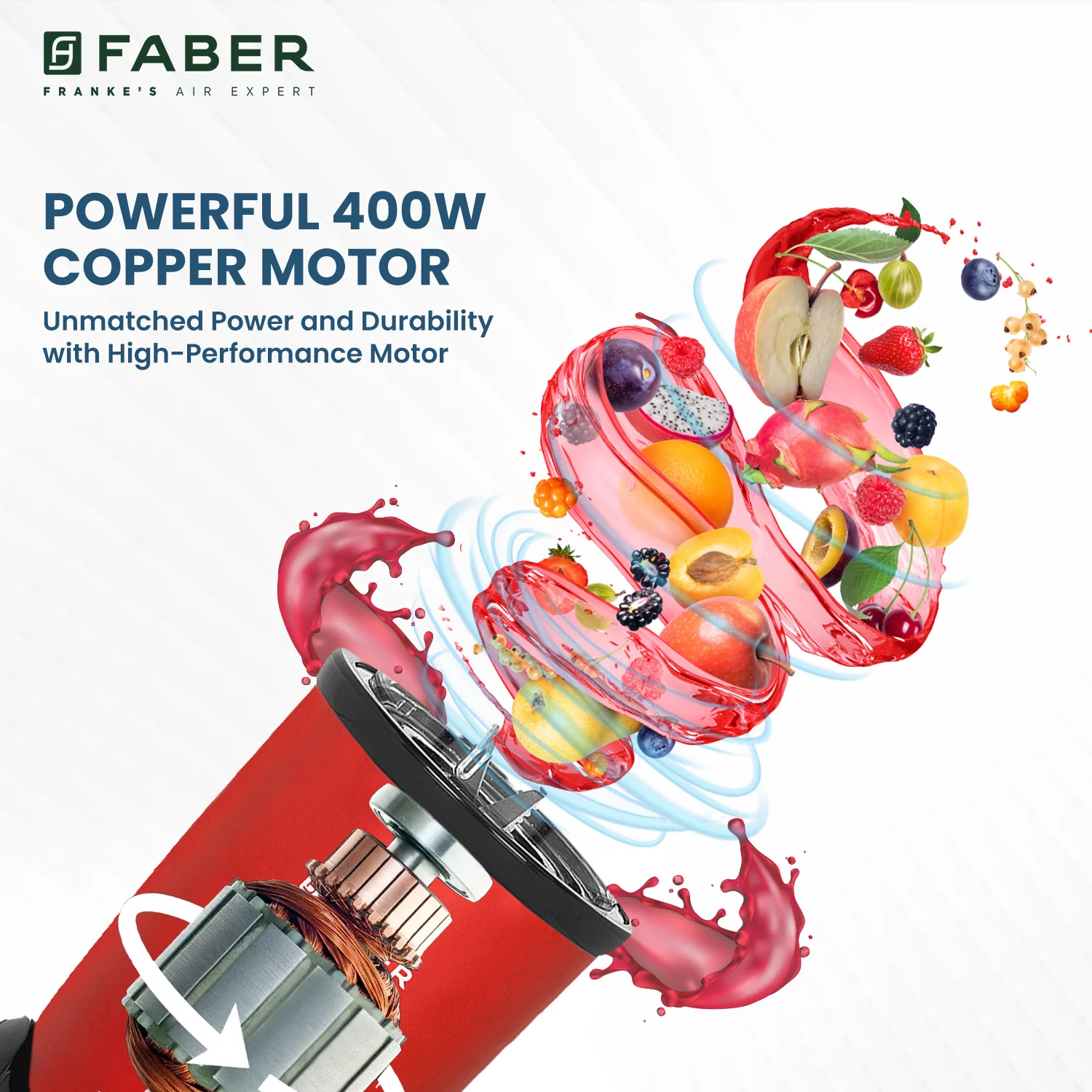 Faber SPORTZ BLENDER 3 in 1 - RED VELVET