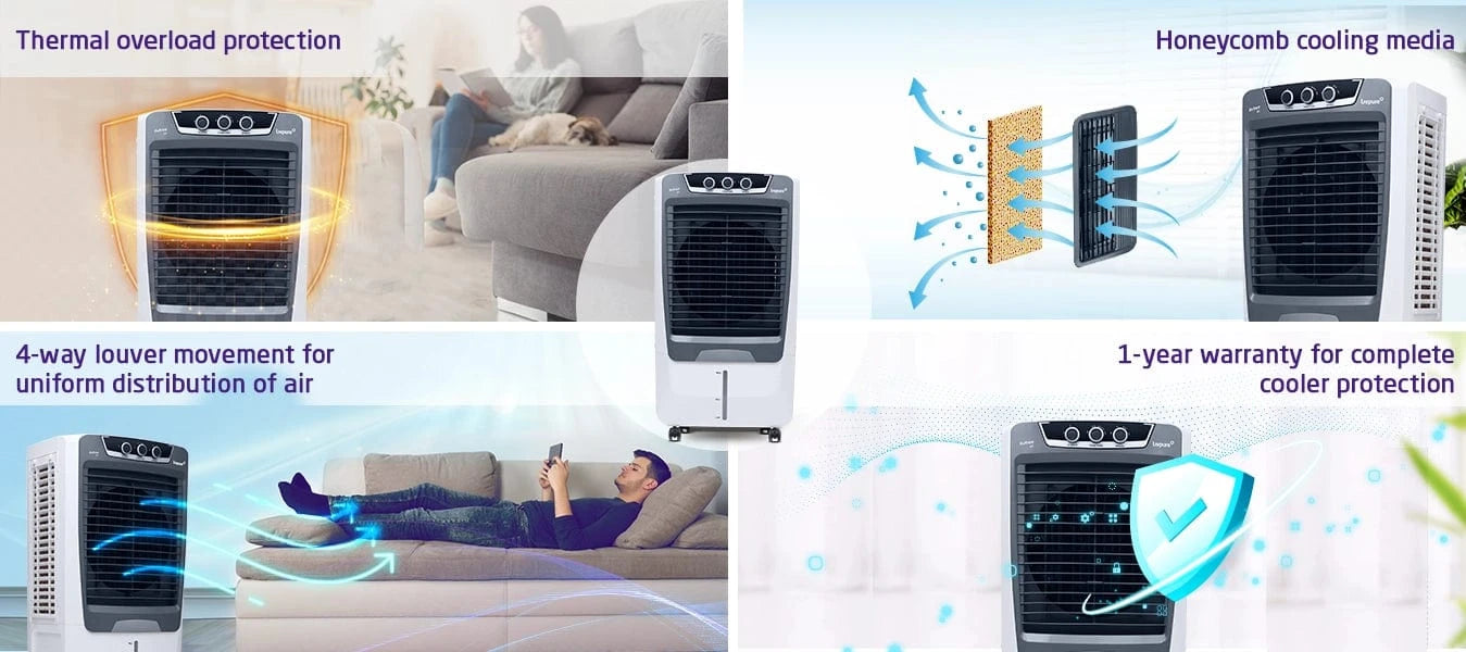 Livpure Desert Air Cooler, Livfree 85 Litres (LF85LD)