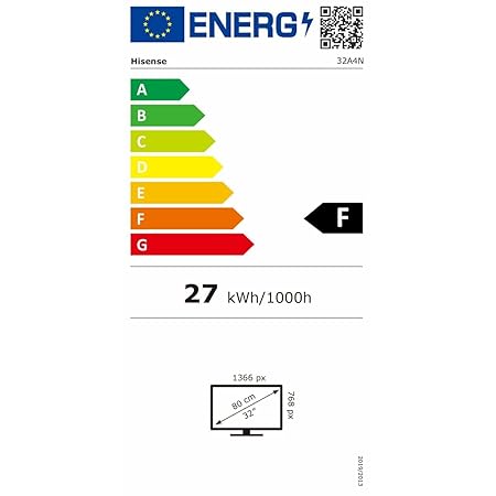 Hisense 32" Smart HD Google Led TV (32A4N)