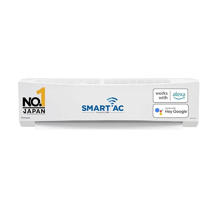 Panasonic 1 ton Inverter type Air Conditioner MirAle with Wifi and AI (CS/CU-KZ12ZKYW-8)