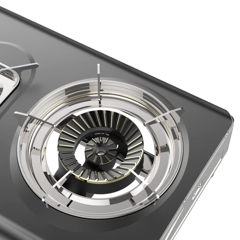 EQ Haus 3 Burner Gas Hob - EQ-STB-ITRB