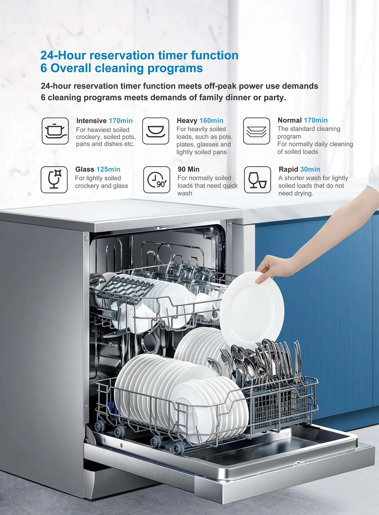 Robam WQP12-W602S 12 Place Setting Dishwasher