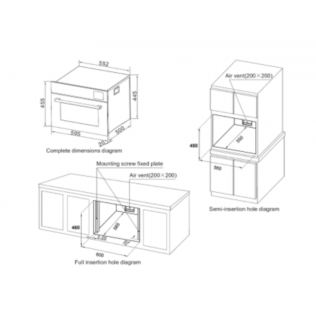 Robam KZQC-40-CQ751 - Combi Oven