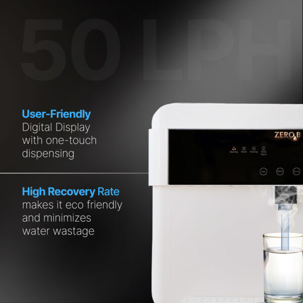  Zero B 50 Lph Wmd Hot & Normal  Water Purifier | 7 Stage