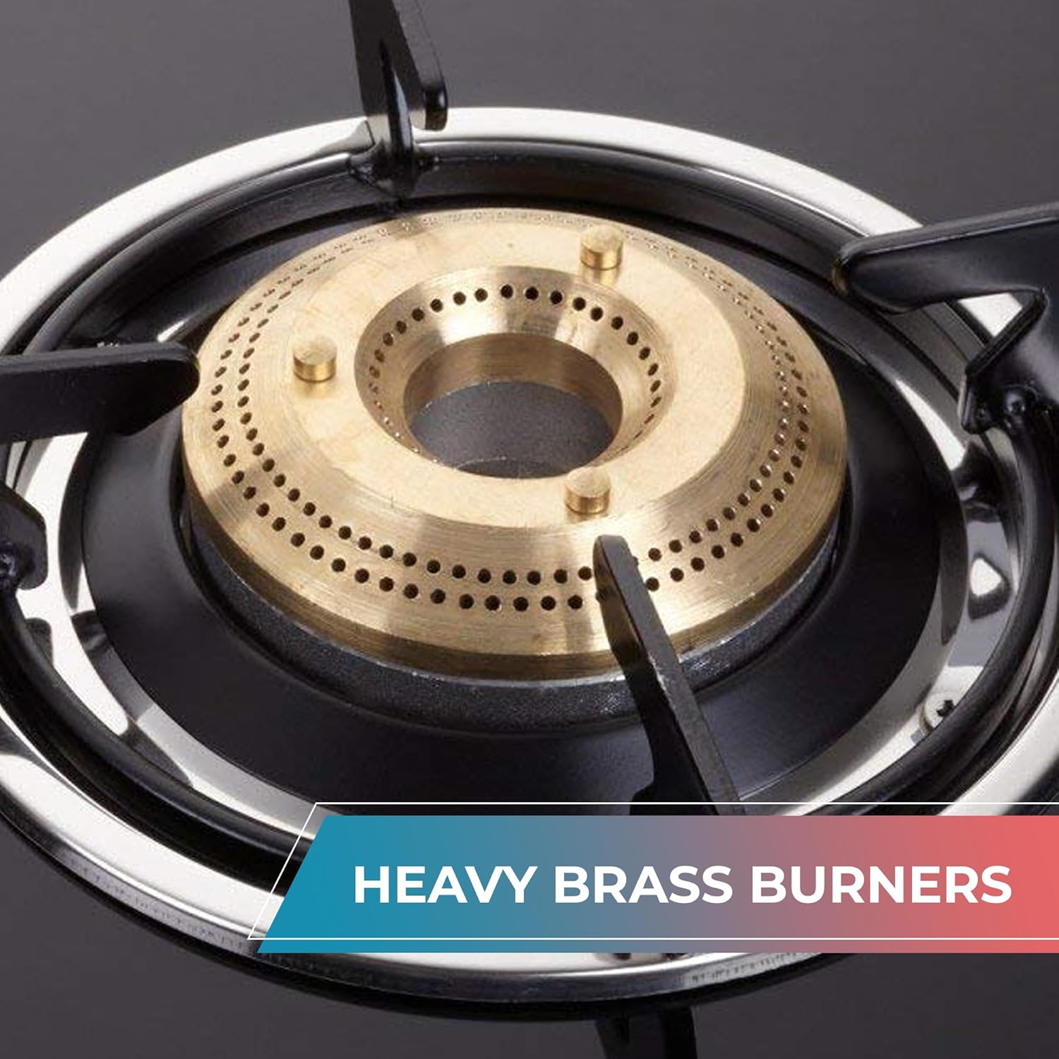 Elica Vetro Glass Top 2 Burner Gas Stove (662 CT Vetro AI)