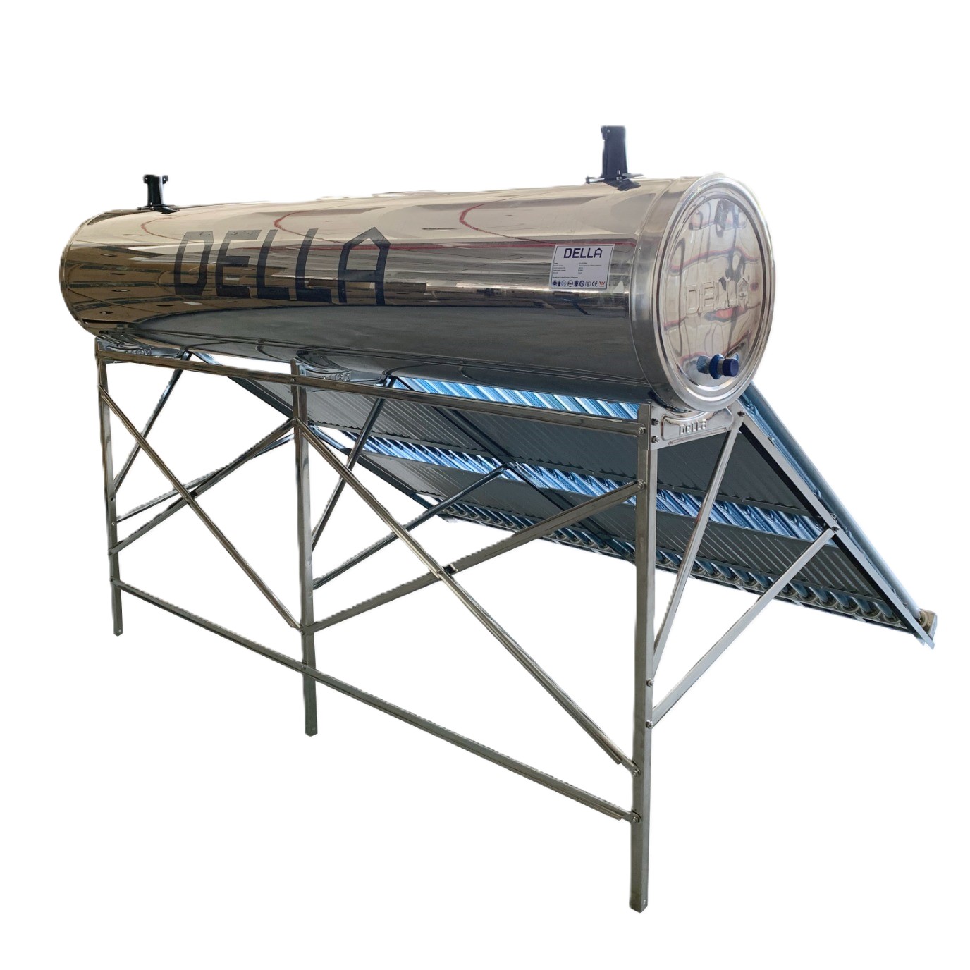 DELLA  250-LITER Non Pressurised, Stainless Steel Solar Water Heater(D20TSSWH) 20-TUBES