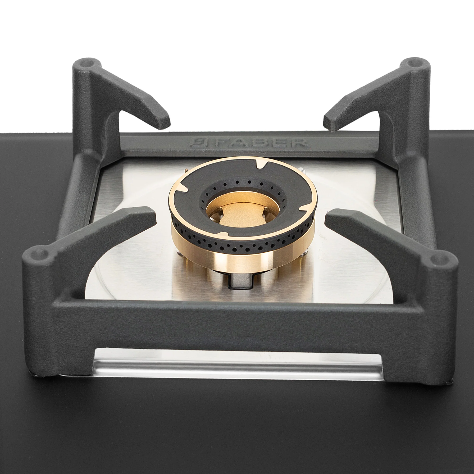 Faber Hob Bella HT 903 BR AI FFD - 3 Burner, 90cm, Built-In Auto Electric Ignition, Flame Failure Device For Safety, Full Brass Burner