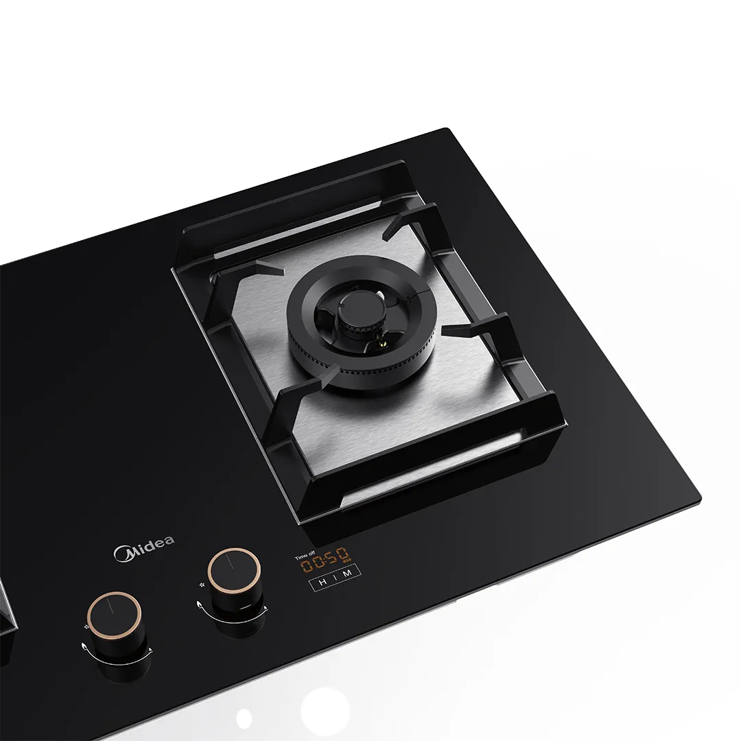 Midea 2 Burner Auto Timer Gas Hob Q80 Pro