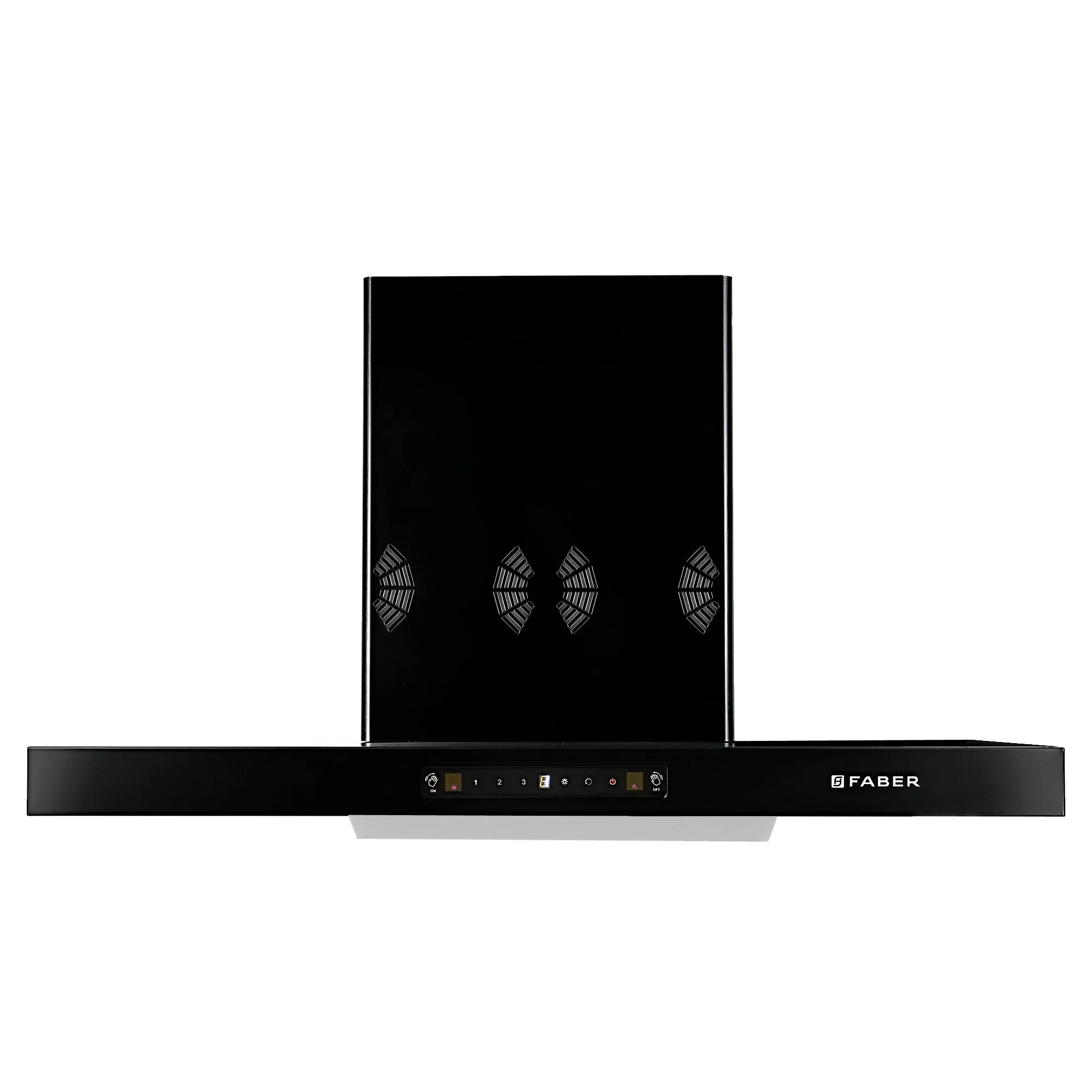 Faber Hood Bonito 3D IN HC SC FL BK 90, 6 Way Silent Suction, Autoclean Chimney, Filterless 90cm