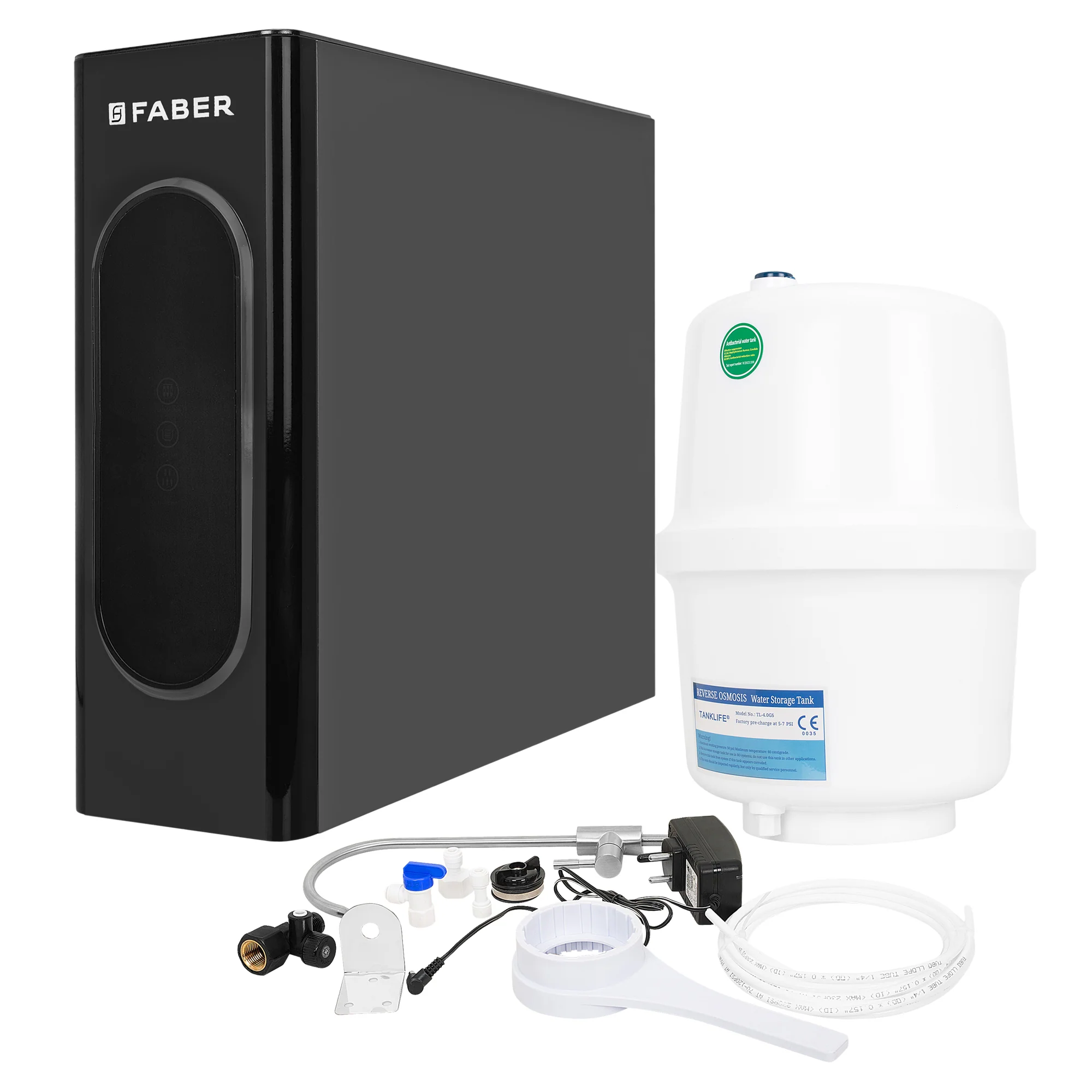 Faber UTS Elite, Under Sink RO+UV+ALKALINE Water Purifier