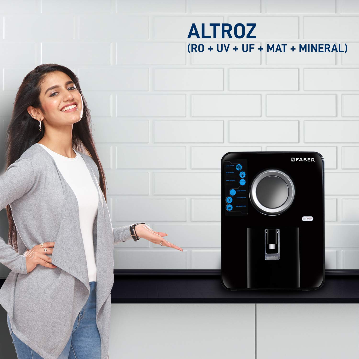Faber Altroz (RO+UV+UF+MAT), Water Purifier