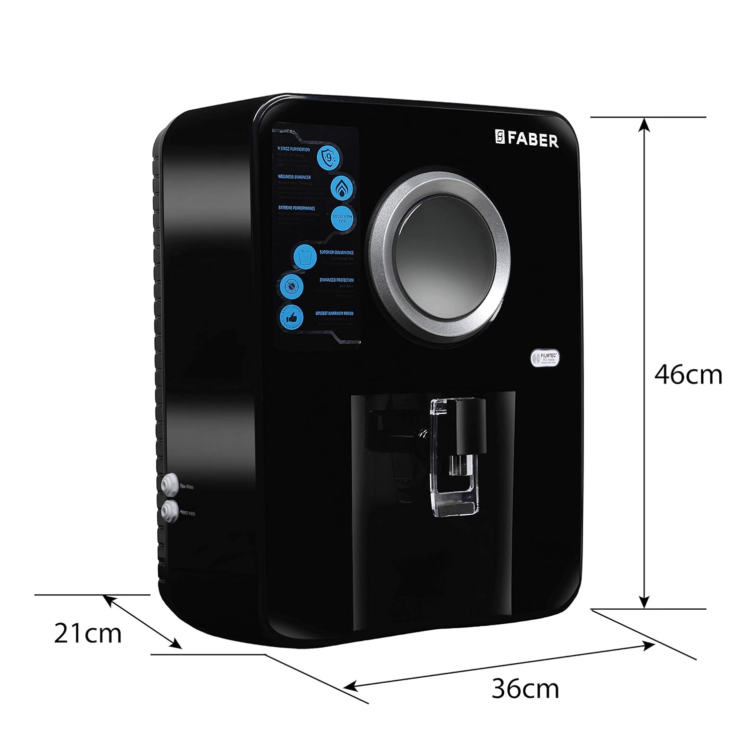 Faber Altroz (RO+UV+UF+MAT), Water Purifier