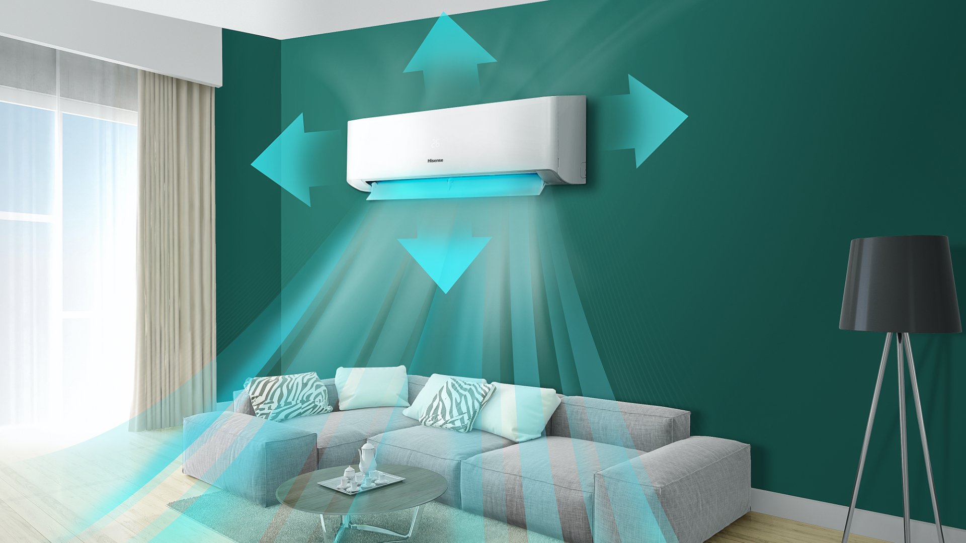 Hisense 2.0 Ton  Air Conditioner Inverter Split Type (AS-24UR4RBTKBOO)