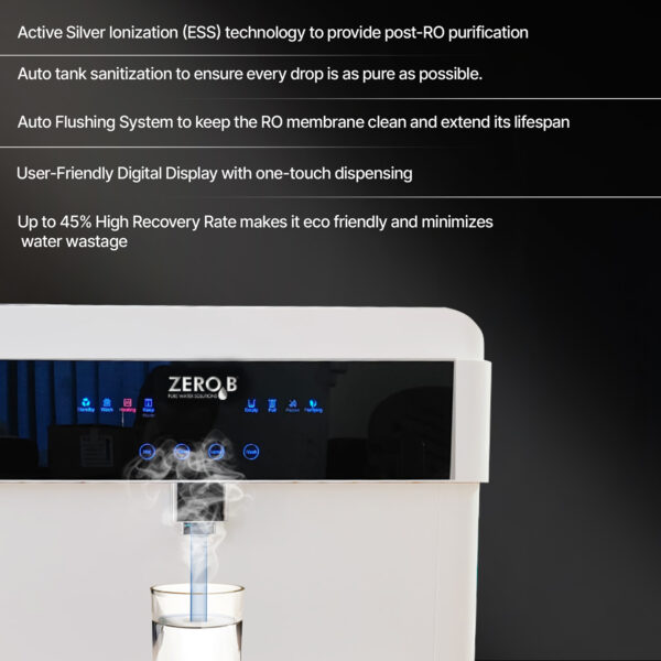  Zero B 50 Lph Wmd Hot & Normal  Water Purifier | 7 Stage