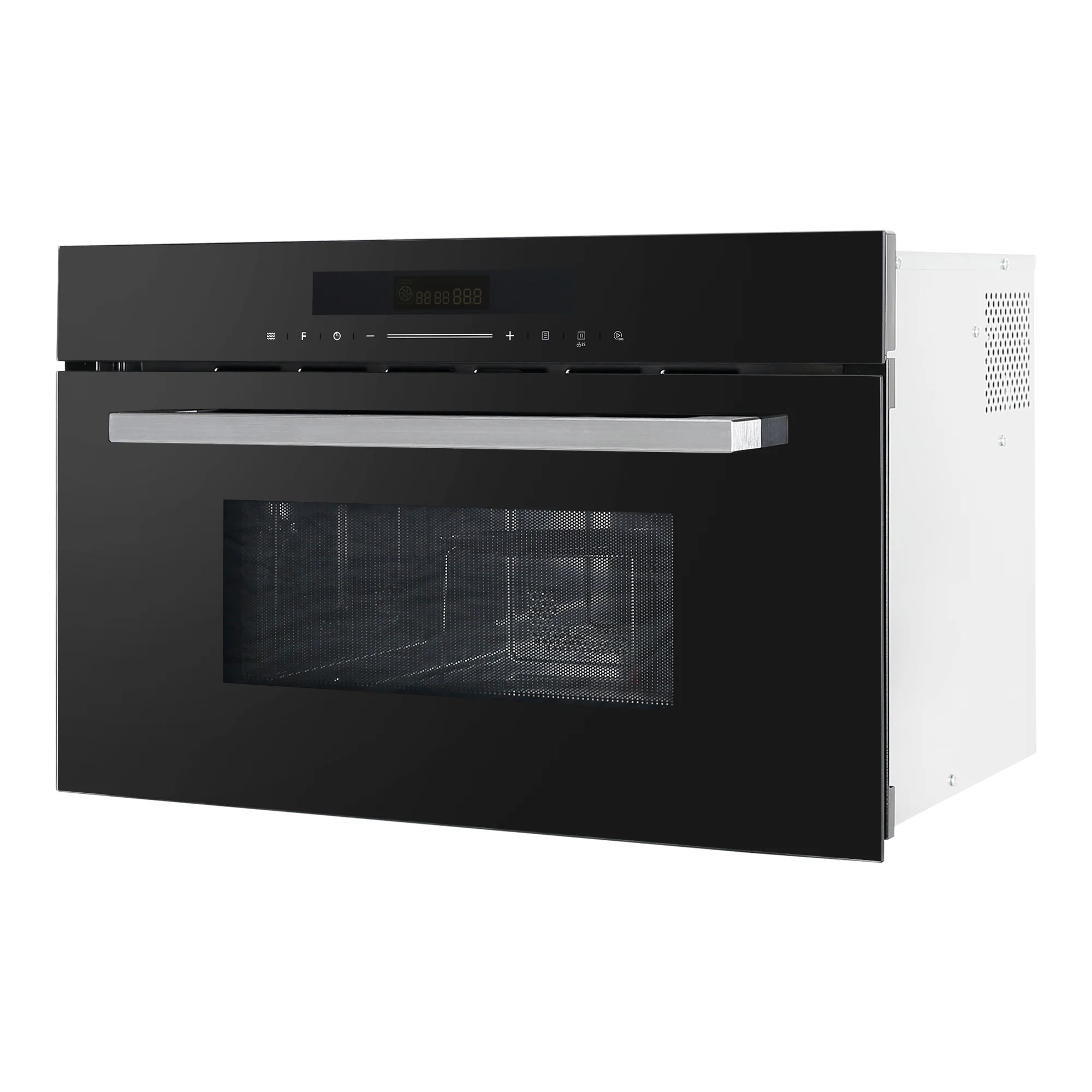 Faber Built-In Microwave Oven FBIMWO 34L CGS, Solo + Grill + Convection, 10 Auto Cook Menus - Black Finish