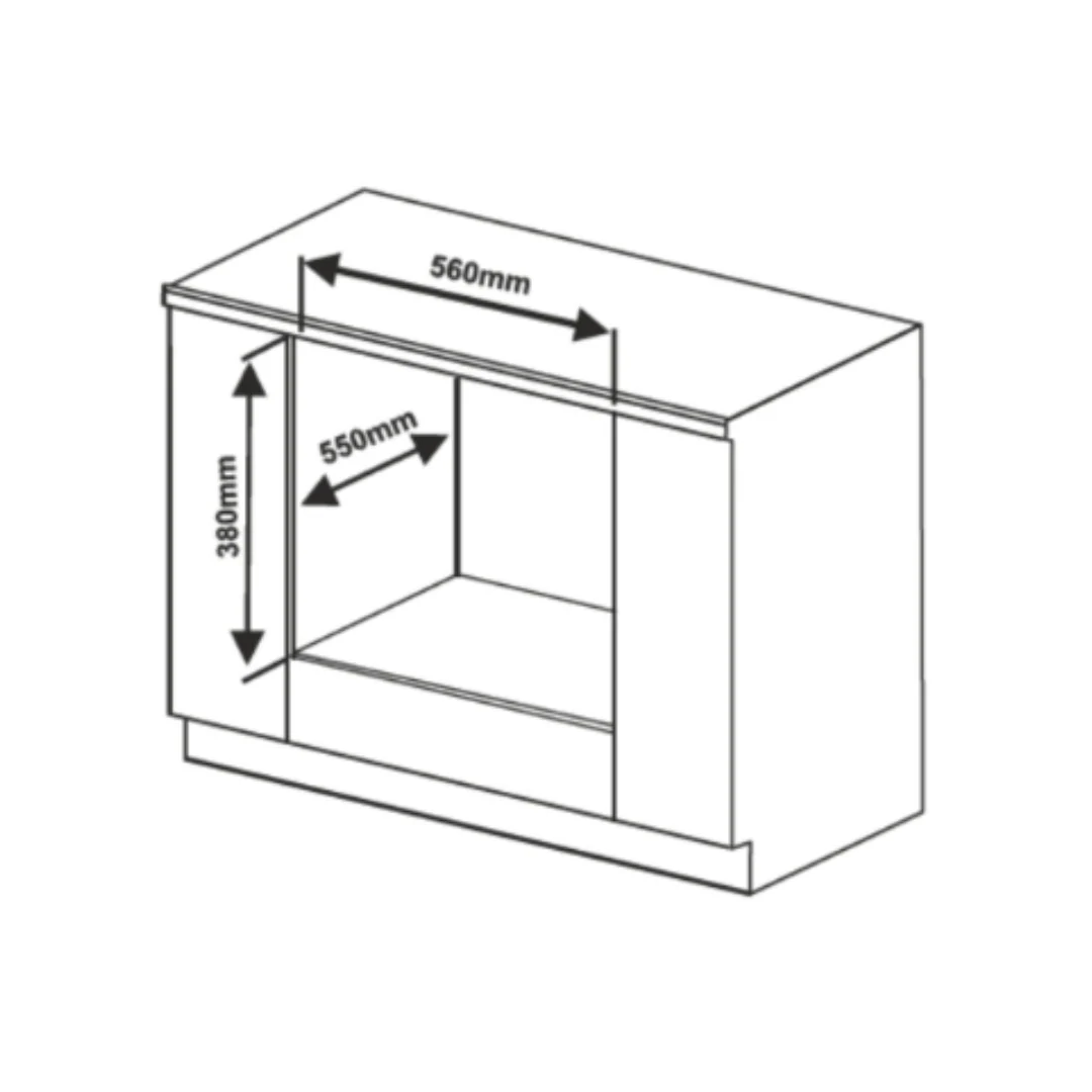 Elica Built In Microwave EPBI MWO 360 DD- 36 Litres