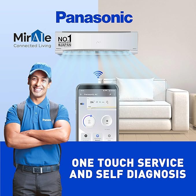 Panasonic 1.5 Ton Smart Wifi MirAIe AC CS/CU-KZ18ZKYW-8