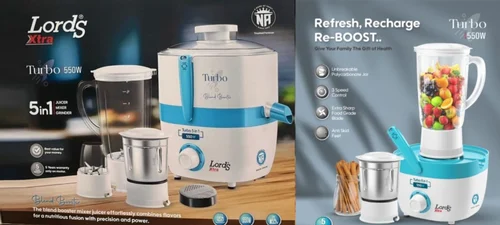 Lords Xtra Juicer Mixer Grinder - JMG Joy 500 Watts