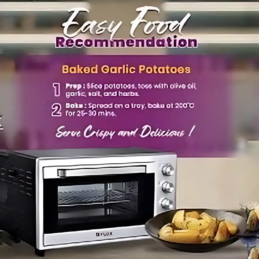 FUJIX 28 Litres Electric OTG Oven With Rotisserie & Convection