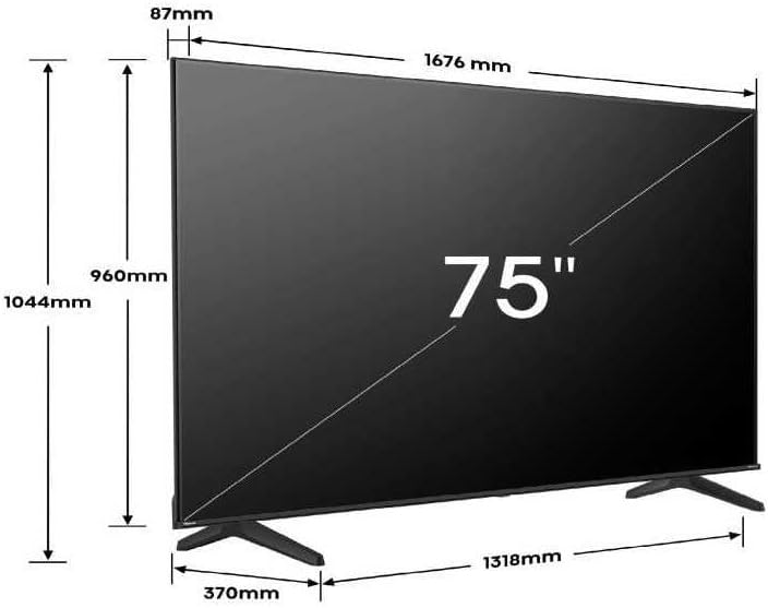 Hisense 75A6N UHD 4K VIDAA Smart TV 75"