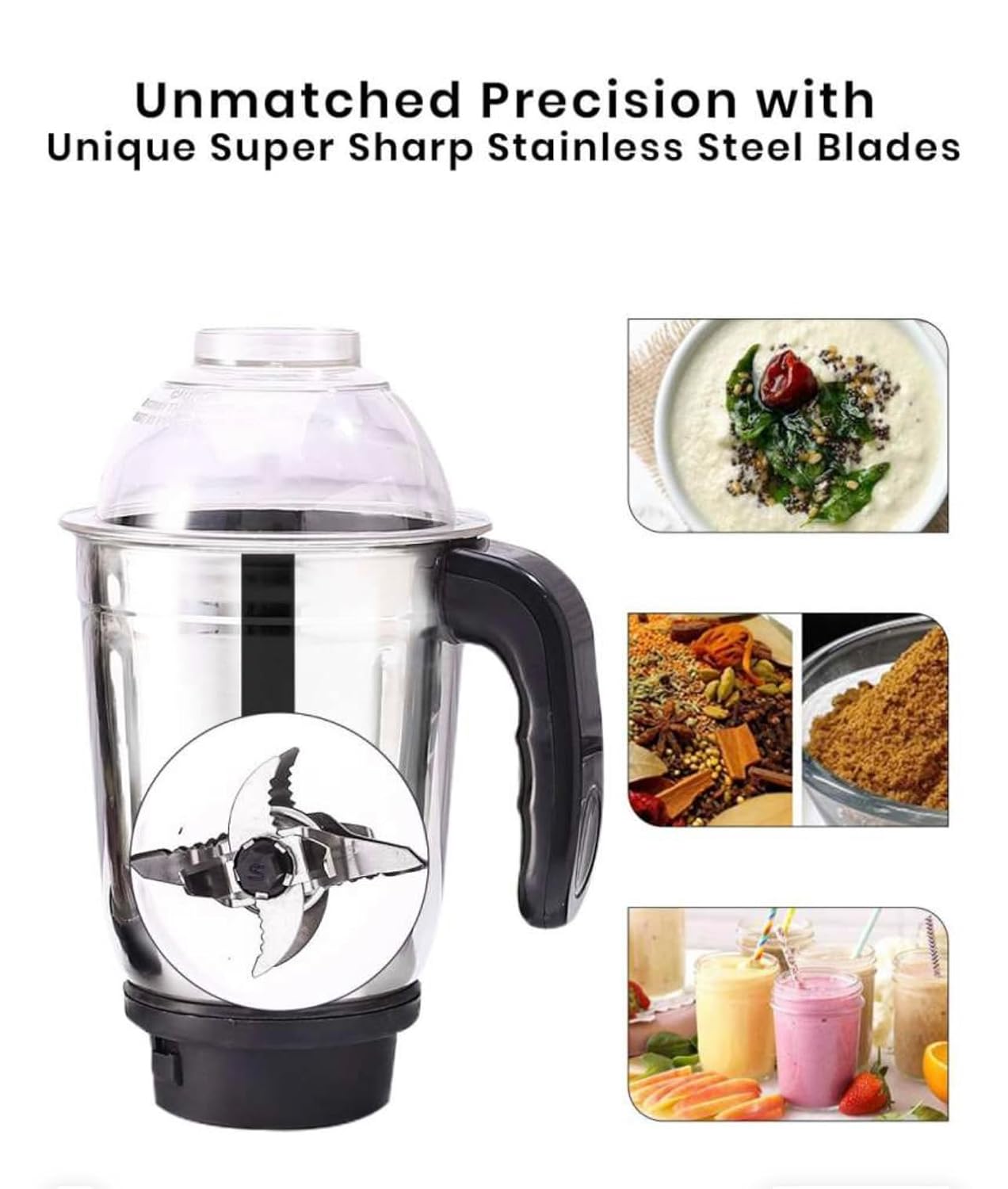 Mixer grinder Lords Xtra pogo gold 550W (white) 