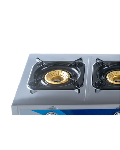 Fujix Steel 3 Burner Whirlwind Gas Stove (3-N9-BX)