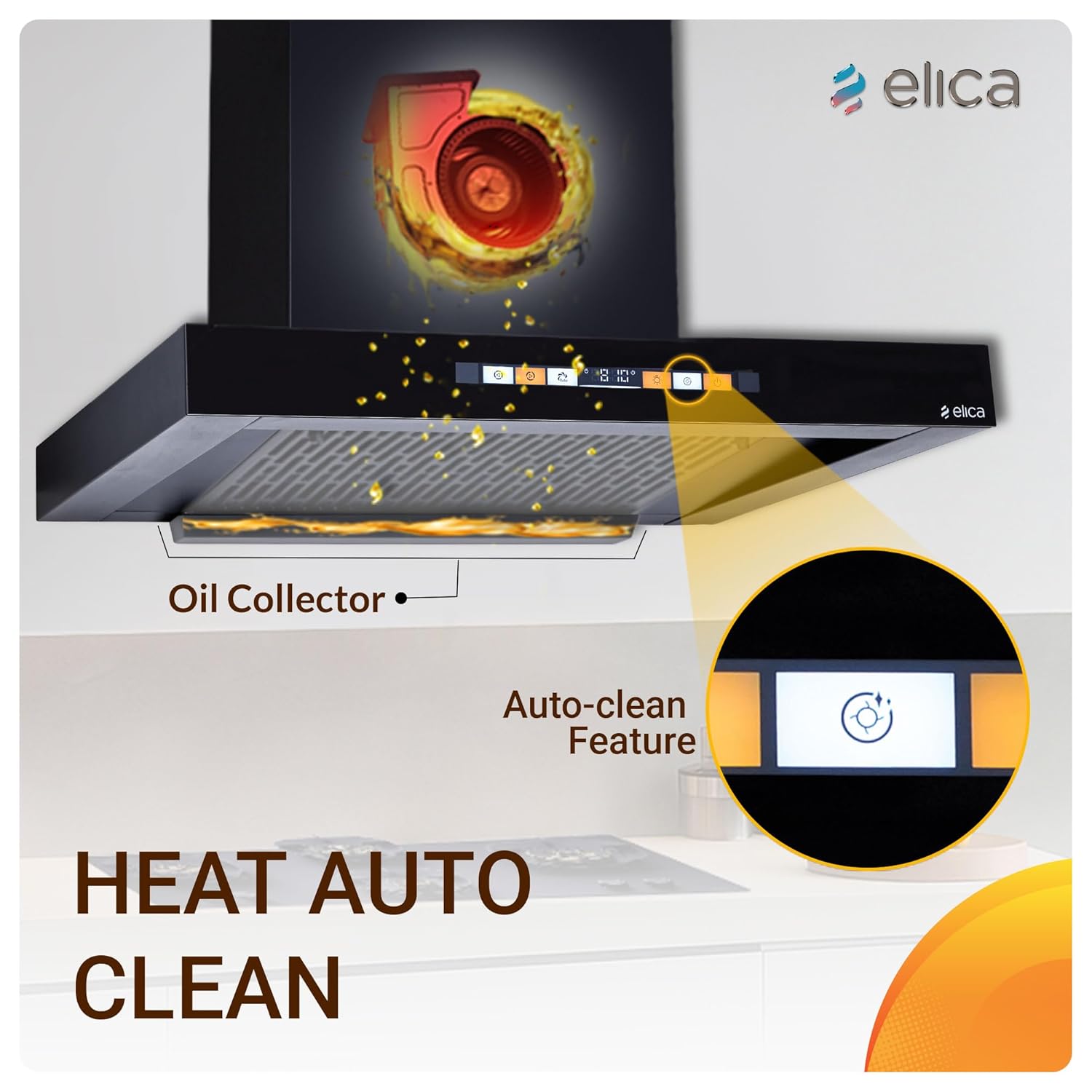 Elica T60/75/90 HS ORG FL HAC LTW MS NERO- 60CM