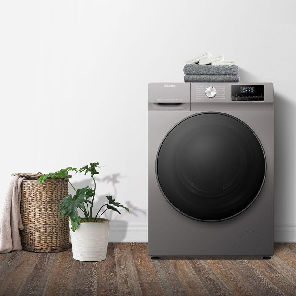 Hisense 8 Kg Big Door Washing Machine -WFQA8014EVJMT
