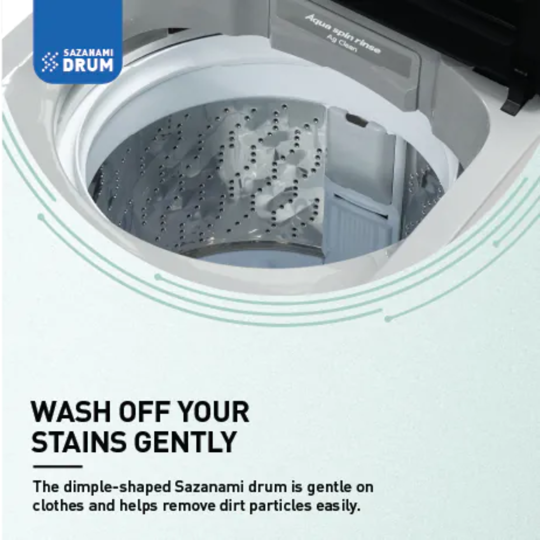 Panasonic 8 Kg Smart WiFi MirAIe Top Load Washing Machine NA-F80X11CNP