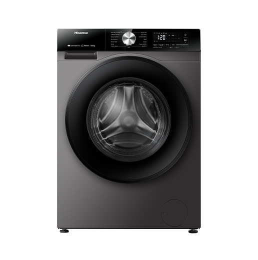 Hisense Front Load Washing Machine 9Kg Titanium & Wifi (WF3S9043BT)