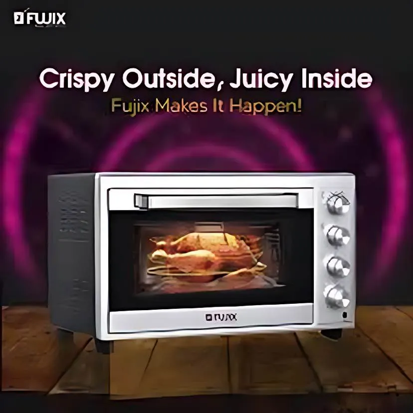 FUJIX 28 Litres Electric OTG Oven With Rotisserie & Convection