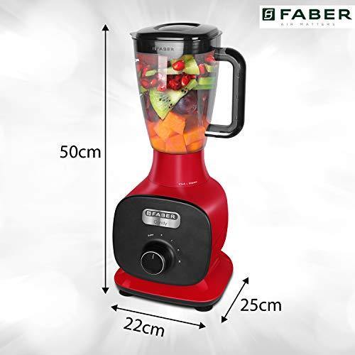 Faber Mixer Grinder Candy 4J-1000w | Mystic Red