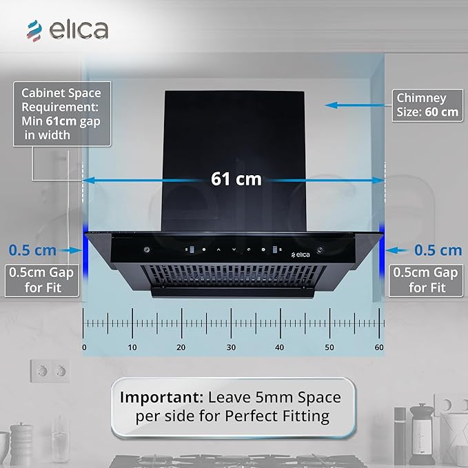 Elica FLAT FL 600 HAC LTW MS NERO