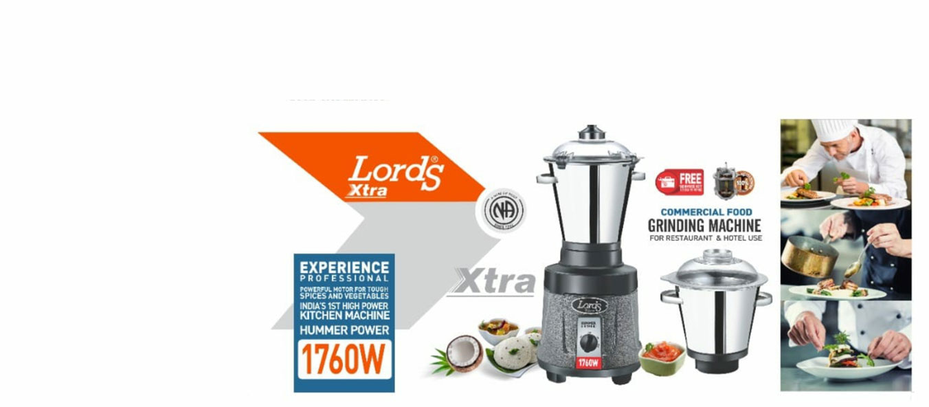 Lords Hummer Power 1760 | Industrial Mixer Grinder