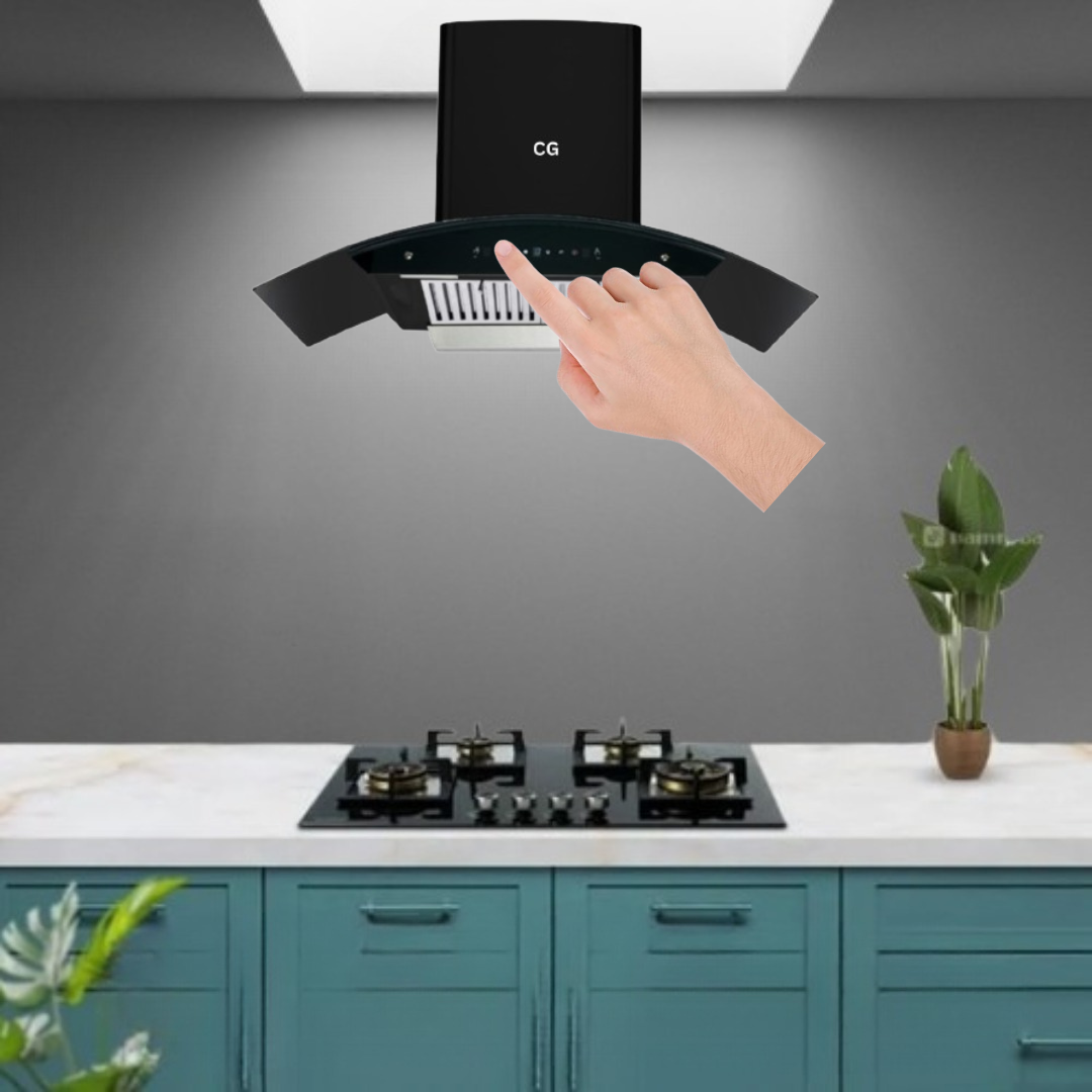CG Chimney CGCT90FLDC Filterless, Auto Clean,Gesture sensor - 90cm