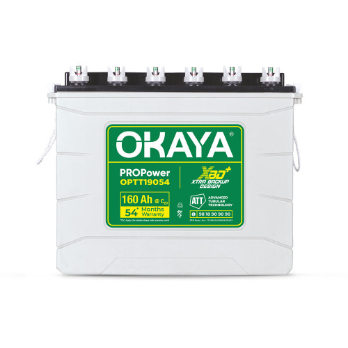 OKAYA OPTT 19054 160 Ah Tall Tubular Inverter Battery