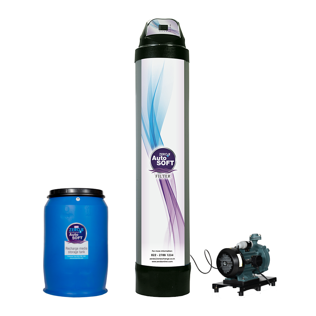 Zero B 3000Lph Auto Water Softner(Purple Resin+Salt Tablets) -  AUTOSOFTENER AS-3