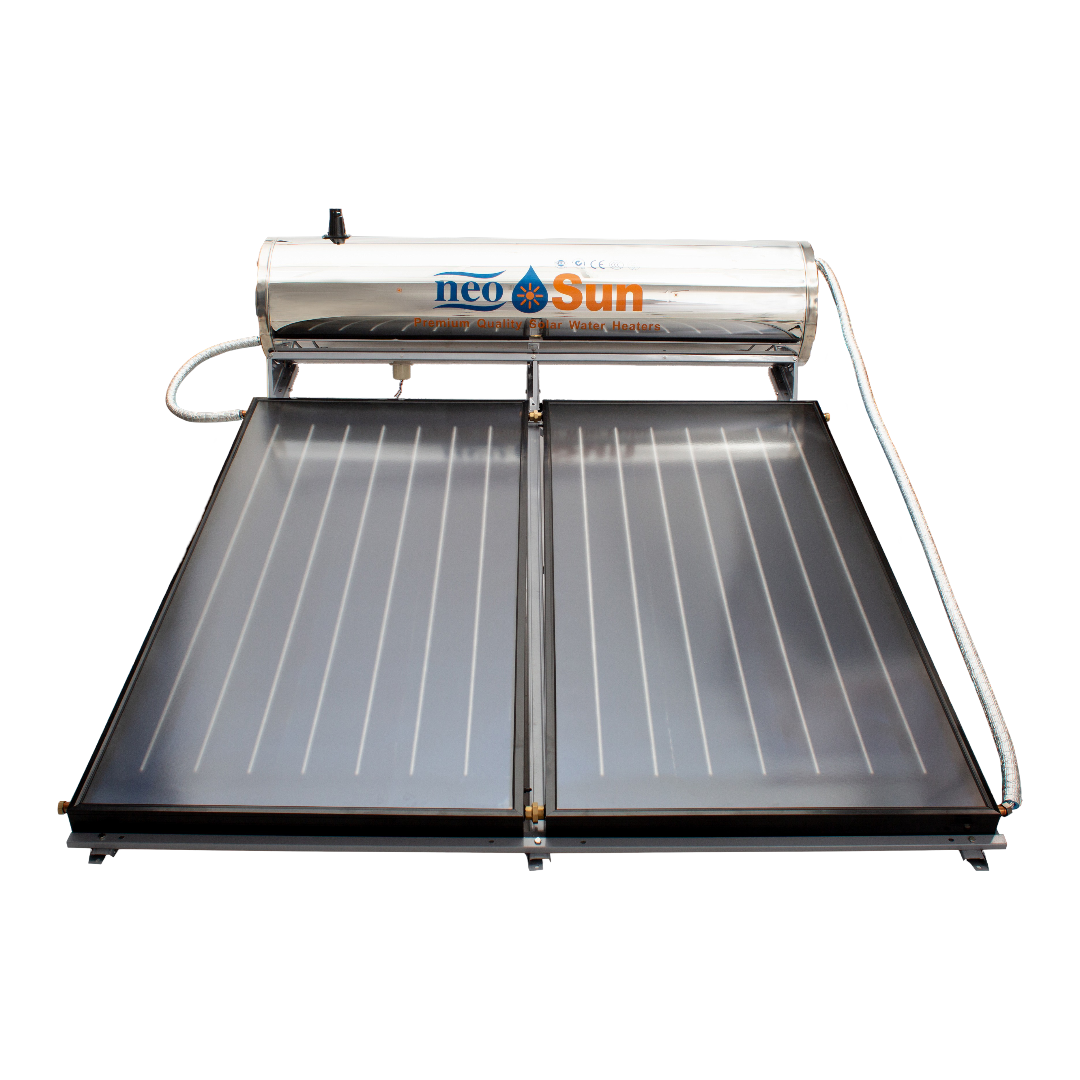 Neo Sun 2 Copper Panel Set Solar Water Heater 275 Litres