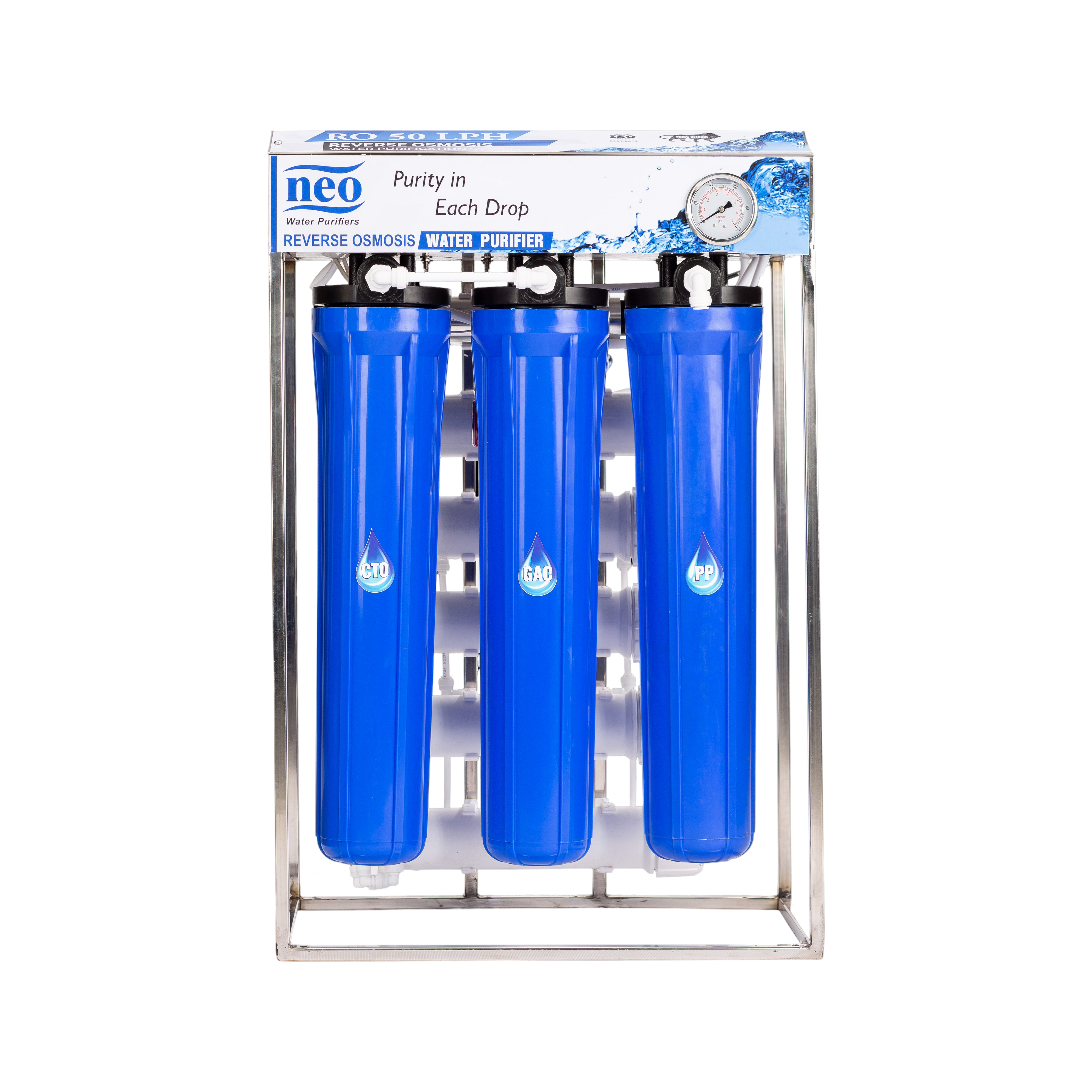 Neo 50 LPH RO + UV Commercial Water Purifier